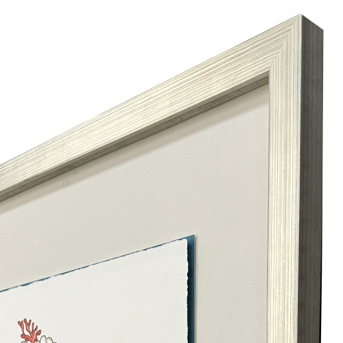 Seahorse Celebration II Silver Shadowbox Wall Art