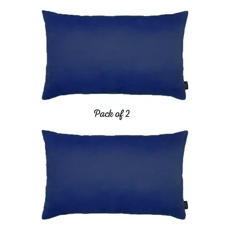 Farmhouse Square and Lumbar Solid Color Throw Pillows Set