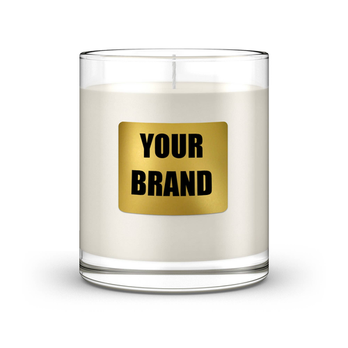 Private Label Candles Clear Glass Jars