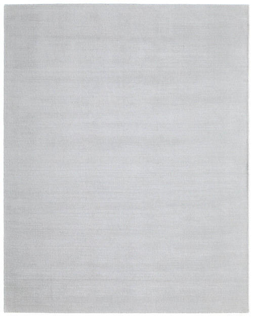 10' X 14' Silver Hand Woven Area Rug