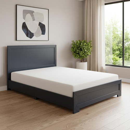 Gray Wood Twin Bed Frame