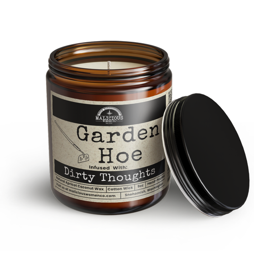 Garden Hoe 9oz Funny Candle Malicious Women Co