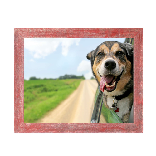 10 X 10 Rustic Farmhouse Red Wood Frame