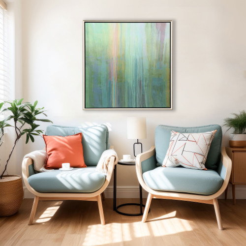 Passive I Silver Framed Wall Art