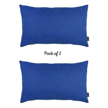 Farmhouse Square and Lumbar Solid Color Throw Pillow Covers Set