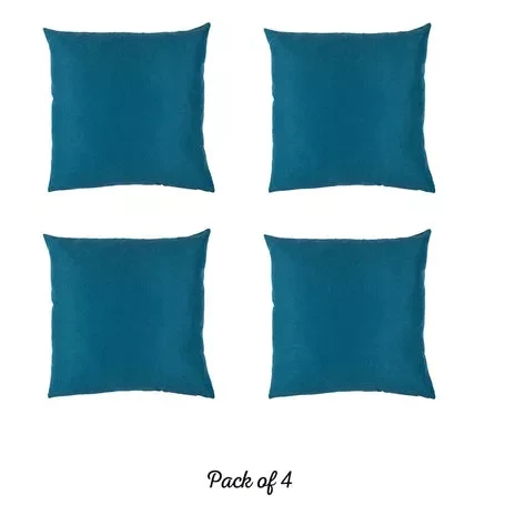 Farmhouse Square and Lumbar Solid Color Throw Pillow Covers Set