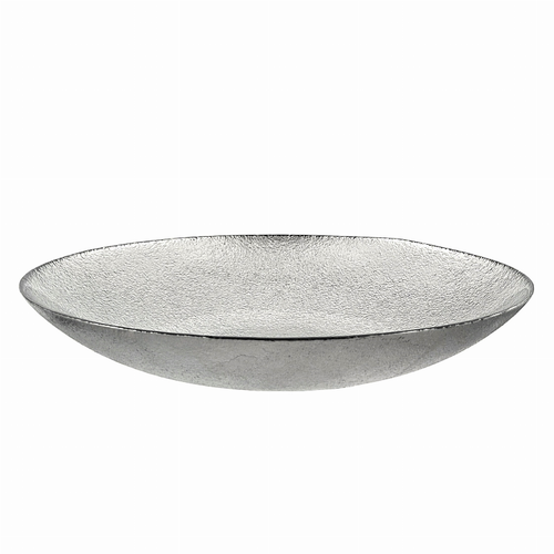 AURA Gilded Glass Centerpiece Bowl