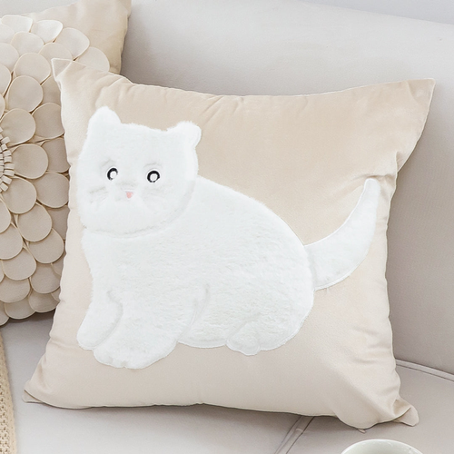 Adorable Cat Silhouette Pillowcase