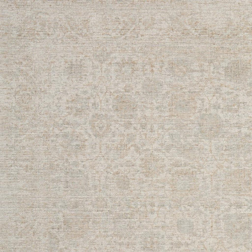 5' X 8' Blue And Ivory Oriental Hand Woven Area Rug