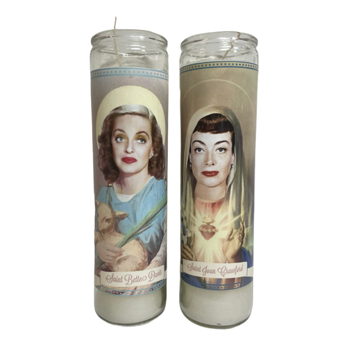 Joan Crawford & Bette Davis Devotional Prayer Candle Set