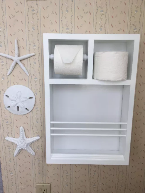 McIntosh Toilet Paper Holder Combination