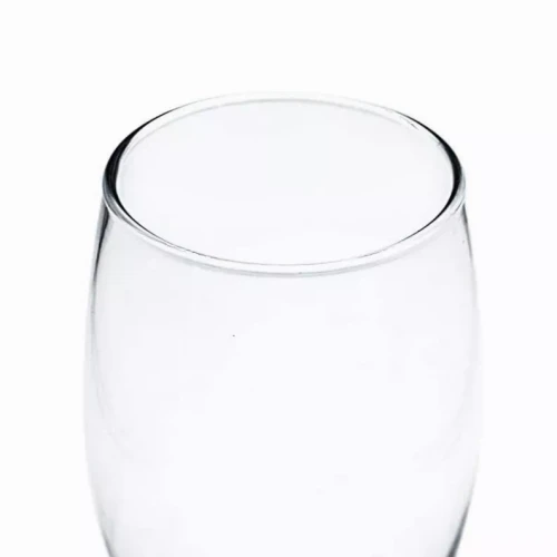 VERRE Clear Glass 10" Bullet Vase