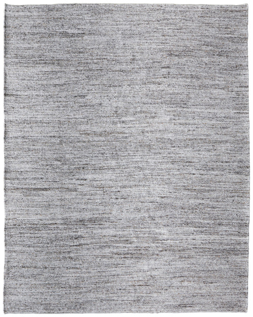 2' X 3' Gray And Brown Handmade Indoor Outdoor Area Rug