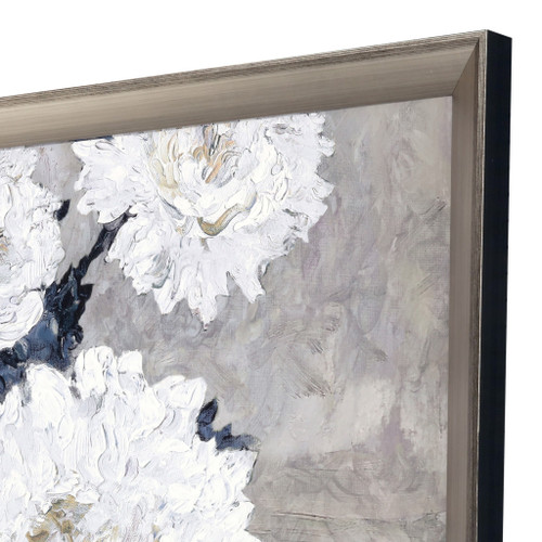 Lyrical Floral - Burst Silver Framed Wall Art