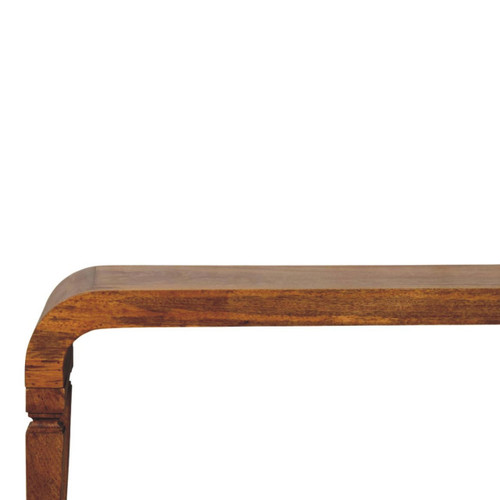 47" Brown Solid Wood Solid Coffee Table