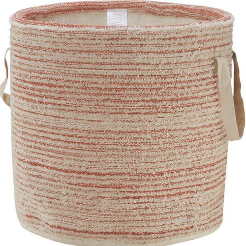 19" Pink Fabric Basket