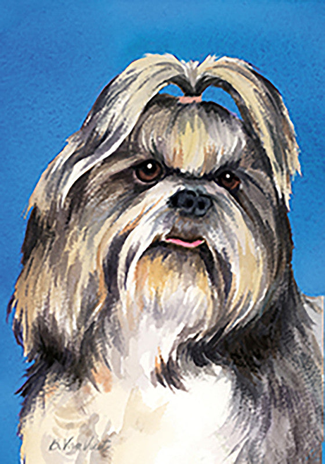 Shih Tzu - Best of Breed Outdoor Portrait Flag