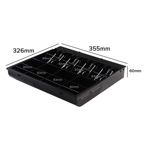 Heavy Duty Cash Drawer Manual  Bills  Coins Cheque Slot Tray Pos