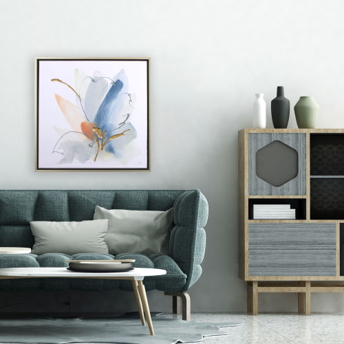 Colorspray I Silver Floater Frame Wall Art