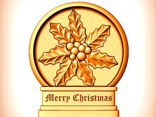 Ornament on a Stand - With Berries