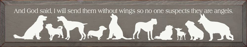 And God Said, I Will Send Them Without Wings...