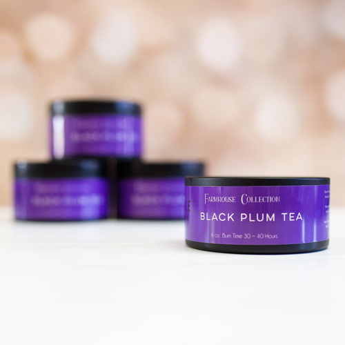 Black Plum Tea Candle