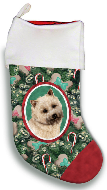 Cairn Terrier  Wheat - Best of Breed Christmas Stocking