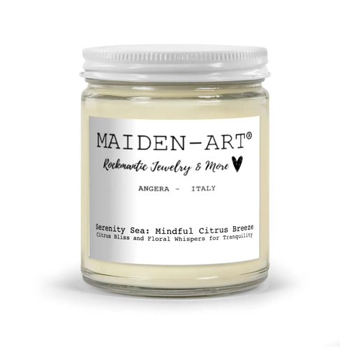 Serenity Sea: Mindful Citrus Breeze - Candle