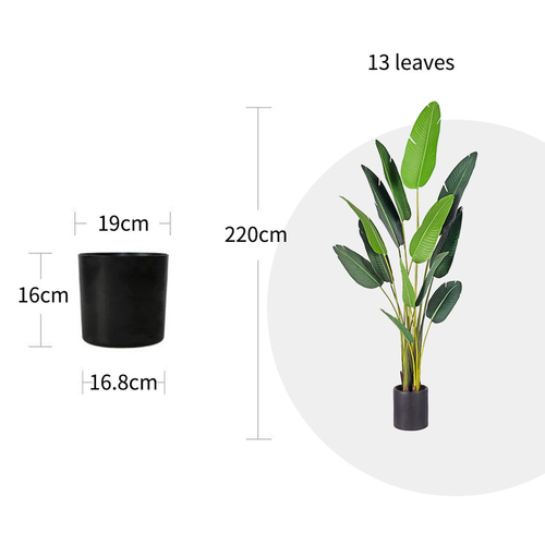 Artificial Giant Birds of Paradise Tree Fake Tropical Indoor Plant Home Office Decor