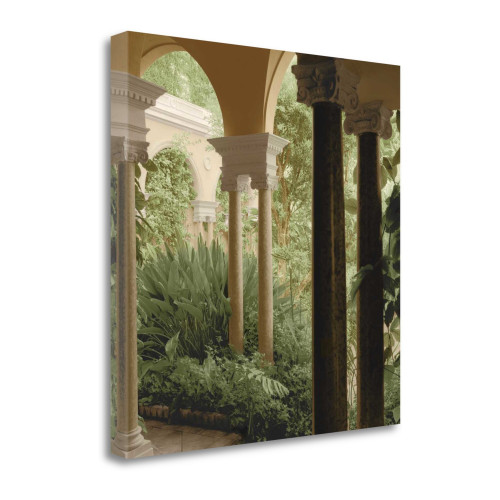 Jardin Portique No 2 Wrapped Canvas Print Living Room Wall Art