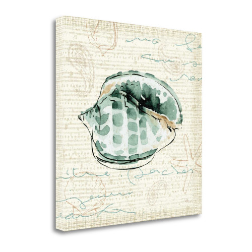 Ocean Prints I Wrapped Canvas Print Living Room Wall Art
