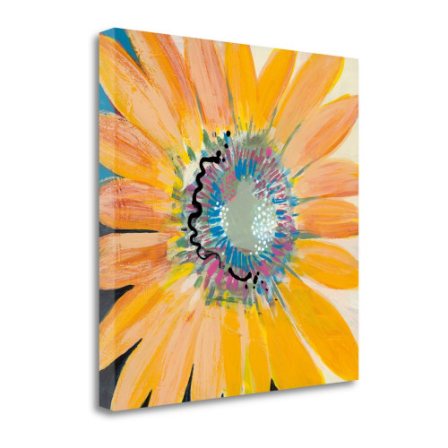 Sunshine Flower IV Wrapped Canvas Print Living Room Wall Art