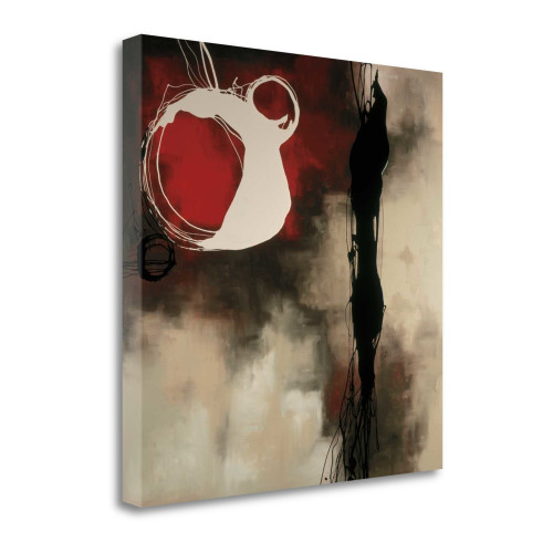 Resonance In Red 3 Wrapped Canvas Print Wall Art