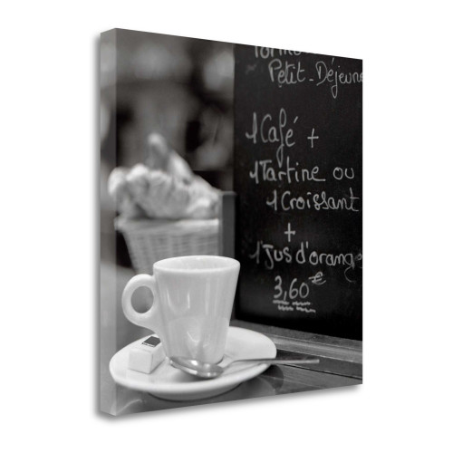 Cafe 4 Wrapped Canvas Print Wall Art