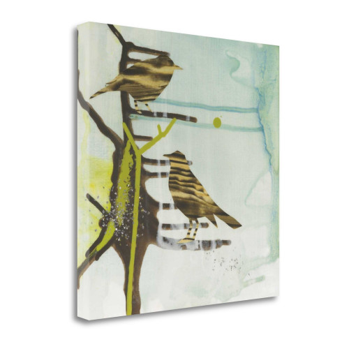 Chit Chat Chirp 1 Wrapped Canvas Print Living Room Wall Art