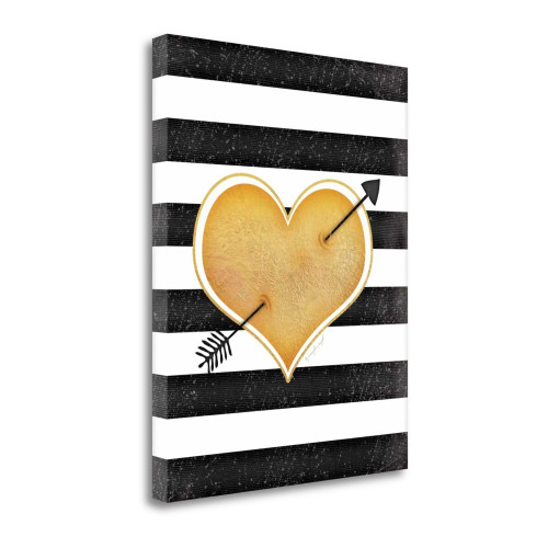 Arrow 2 Wrapped Canvas Print Living Room Wall Art