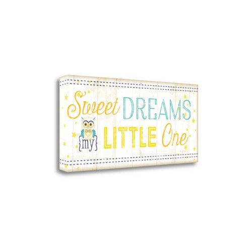 Sweet Dreams My Little One 6 Wrapped Canvas Print Living Room Wall Art