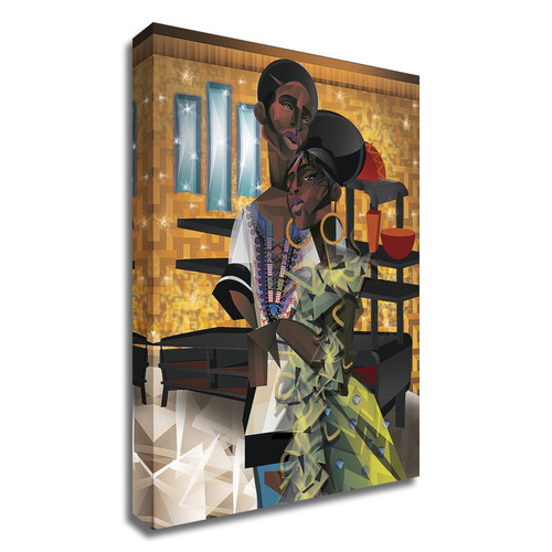 "Do You Love What You Feel?" Wrapped Canvas Print Wall Art