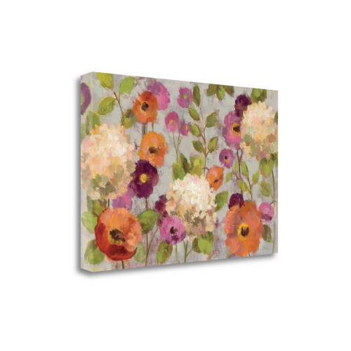Hydrangeas And Anemones 3 Wrapped Canvas Print Living Room Wall Art