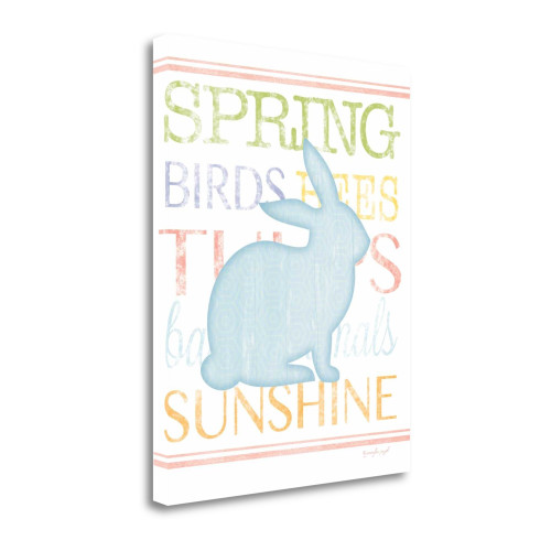 Bunny II Wrapped Canvas Print Living Room Wall Art
