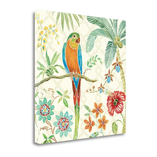 Tropical Paradise IV Wrapped Canvas Print Living Room Wall Art