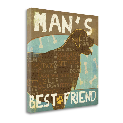 Best Friends I Wrapped Canvas Print Living Room Wall Art