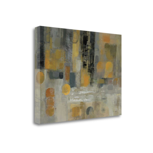 Raindrops On The Street 2 Wrapped Canvas Print Living Room Wall Art