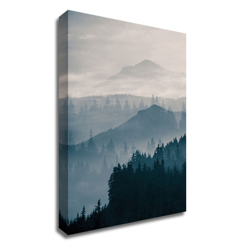 "Blue Mountains I" Wrapped Canvas Print Wall Art