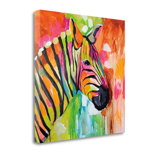 Za Za 3 Wrapped Canvas Print Wall Art