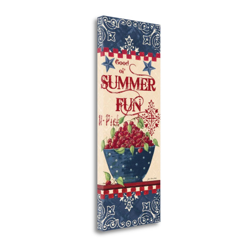 Summer Fun 2 Wrapped Canvas Print Living Room Wall Art