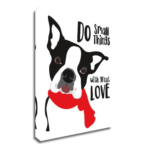 "Do Small Things With Great Love" Wrapped Canvas Print Wall Art