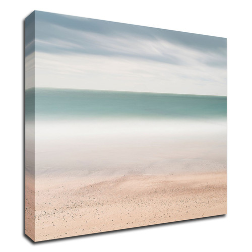 "Beach, Sea, Sky" Wrapped Canvas Print Wall Art