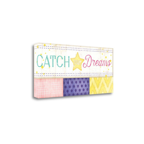 Catch Your Dreams 3 Wrapped Canvas Print Living Room Wall Art