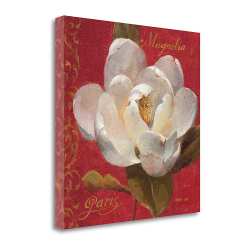 Paris Blossom III Wrapped Canvas Print Living Room Wall Art